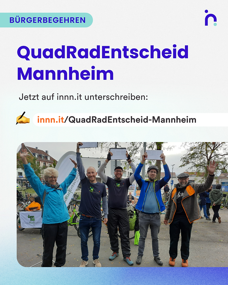 Dein Rückporto übernehmen wir - jetzt kontaktlos unterschreiben