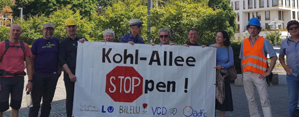 Verkehrspolitischer Irrsinn - auch in Ludwigshafen: der autozentrierte Wahnsinn Helmut-Kohl-Allee