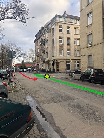 Lange Rötterstr./Ecke Grillparzer Str.